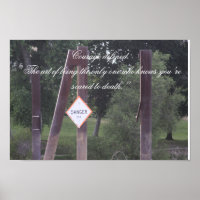 Poster défini par le courage