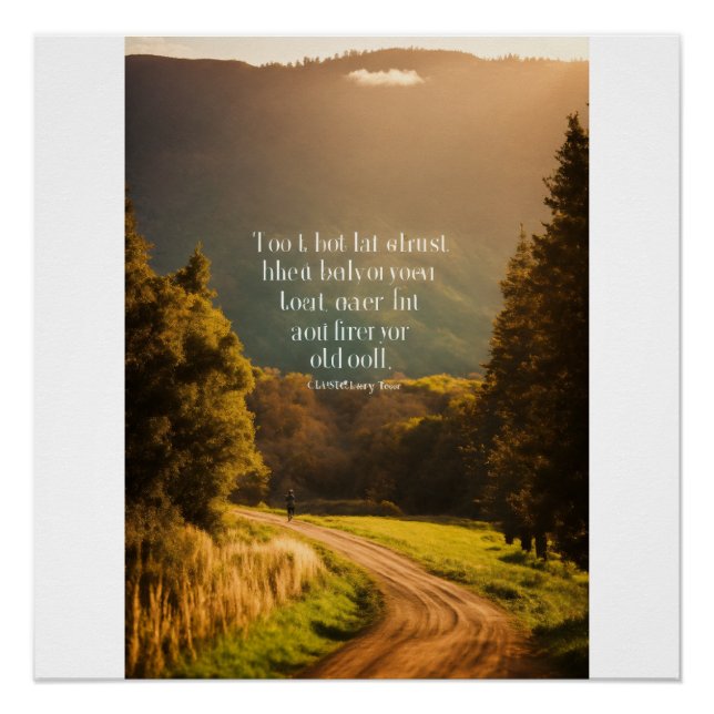 Poster Définir des objectifs clairs (Devant)