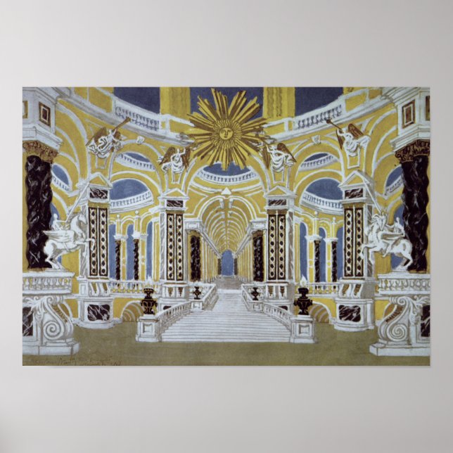 Poster Définir la conception de "La Flûte magique" (Devant)