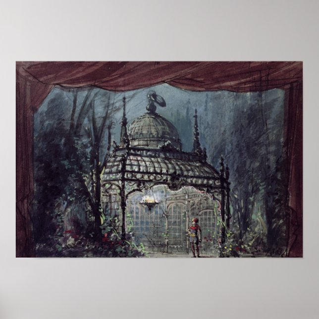 Poster Définir la conception de "La Flûte magique" (Devant)