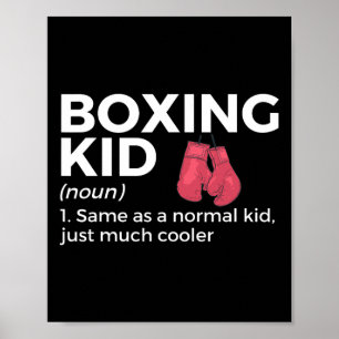 Poster Définition amusante d'enfant de boîte