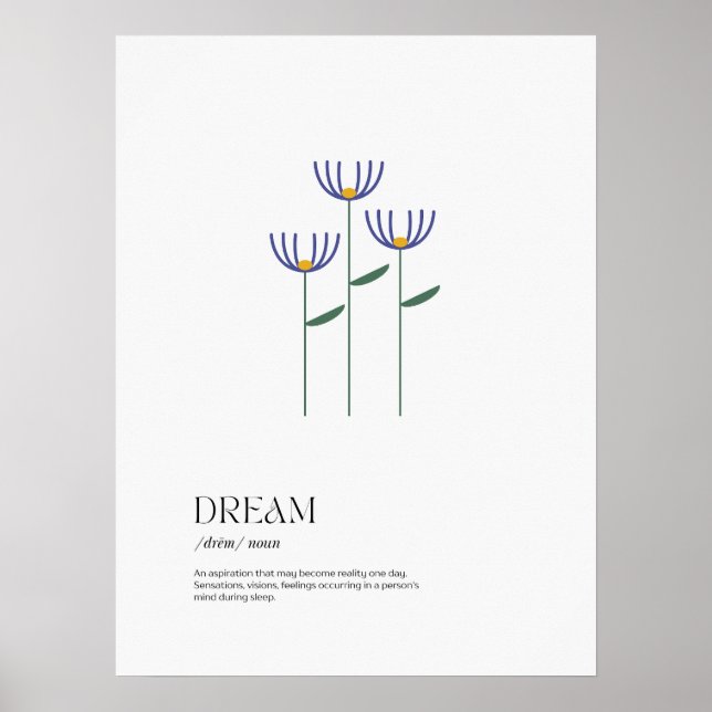 Poster Définition de rêve (Devant)