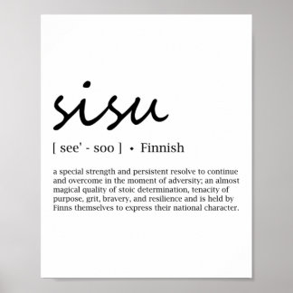 Poster Définition de Sisu