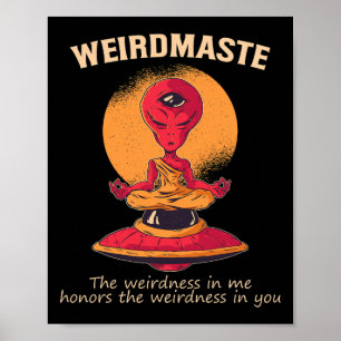Poster Définition de Weirdmaste moine extraterrestre Ufo 