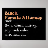 Définition drôle d'avocate noire féminine Avocats