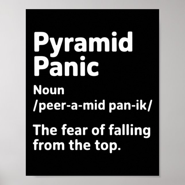 Poster Définition drôle de meneuse de claque Pyramide Pan (Devant)