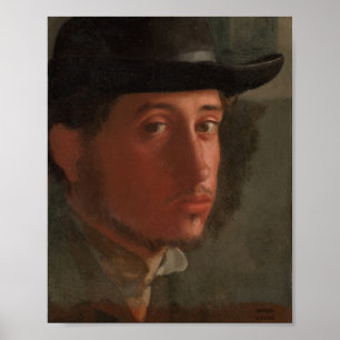 Poster Degas - Autoportrait (1857)