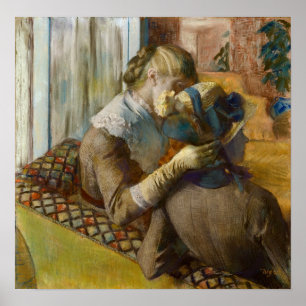 Poster Degas - Chez la modiste