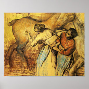 Poster Degas - Deux Laitues Et Un Cheval 1902