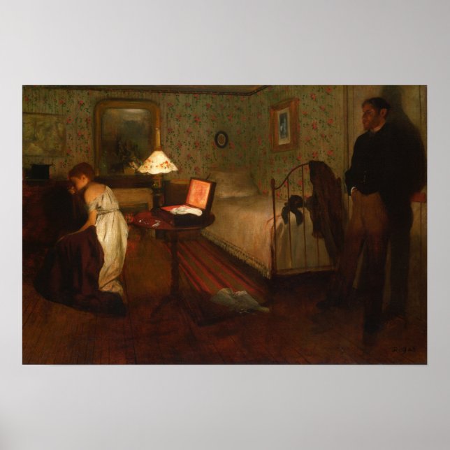 Poster Degas - Intérieur (Devant)