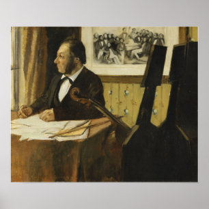 Poster Degas - Le violoncelliste Pilet
