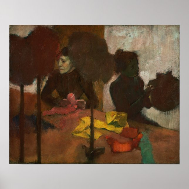 Poster Degas - Les Modistes (Devant)