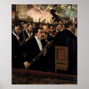Poster Degas - L'Orchestre À L'Opéra