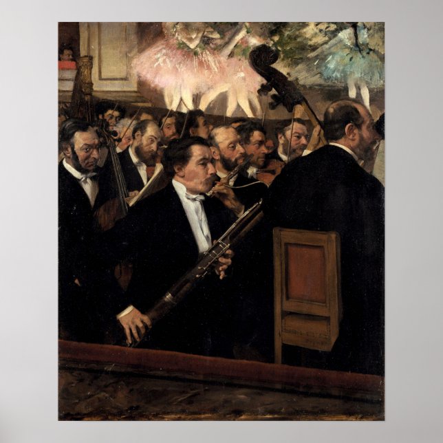 Poster Degas - L'Orchestre À L'Opéra (Devant)