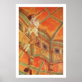 Poster Degas : Mlle Lala au Cirque Fernando