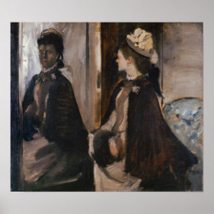 Poster Degas - Mme Jeantaud devant la glace