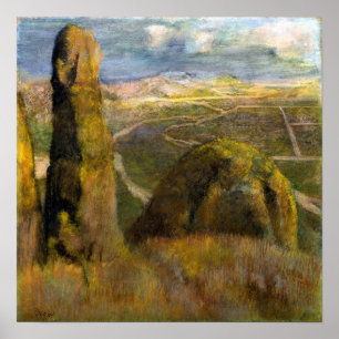 Poster Degas - Paysage