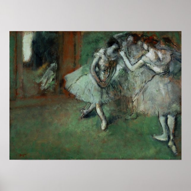 Poster Degas - Un Groupe De Danseurs (Devant)