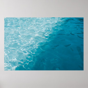 Poster Dégradé bleu