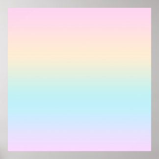Poster dégradé de couleur pastel