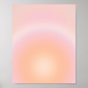 Poster Dégradé Fuzz Peach