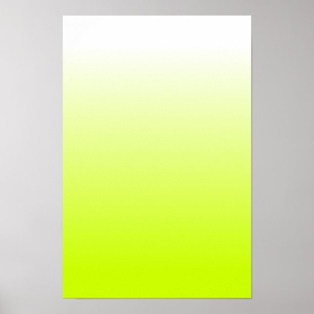 Poster Dégradé jaune fluorescent (Devant)