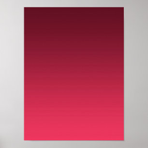 Poster Dégradé Magenta - clair à profond   Humeurs saison
