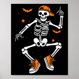 Poster Déguisement Halloween squelette Trump drôle d'Hall