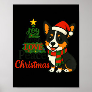 Poster Déguisement Tri Color Corgi Pjs Joie Espérance Amo