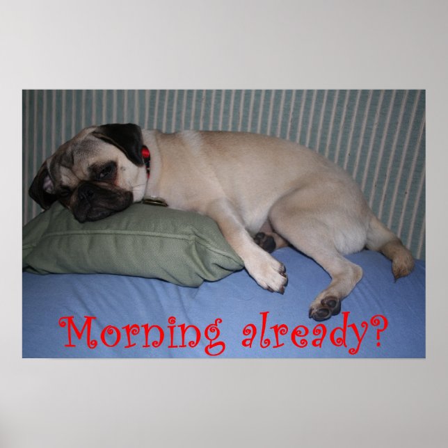 Poster Déjà matin ? (Devant)