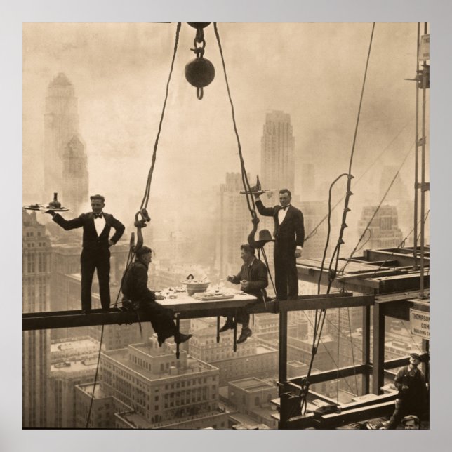 Poster Déjeuner Au 32Ème Étage (Devant)