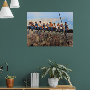 Poster Déjeuner au sommet d'un gratte-ciel Remasterisé 19