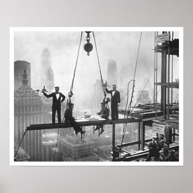 Poster Déjeuner au Waldorf (Devant)