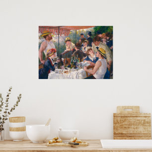 Poster Déjeuner de la fête nautique par Renoir