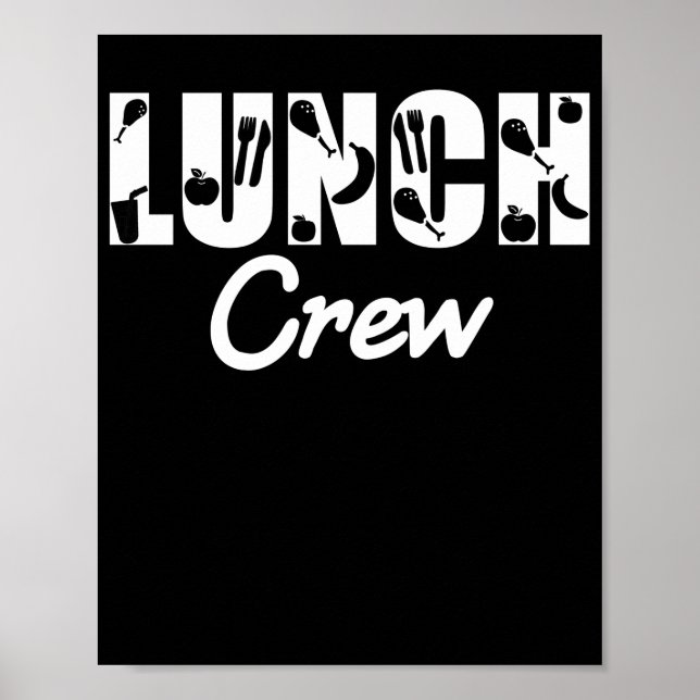 Poster Déjeuner Lady Déjeuner Crew Déjeuner Lady (Devant)