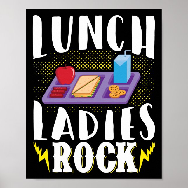Poster Déjeuner Lady Déjeuner Dames Rock Déjeuner Lady (Devant)