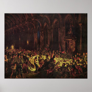 Poster Delacroix - Le Meurtre De L'Évêque De Liège