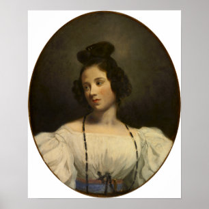 Poster Delacroix - Portrait