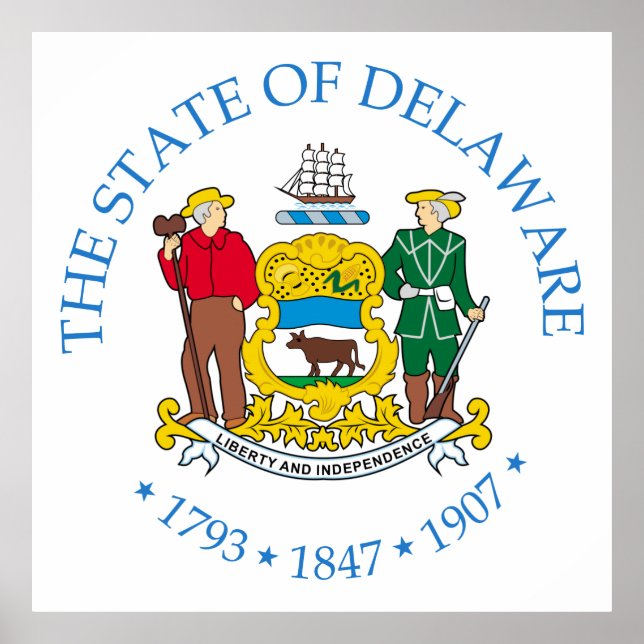 Poster Delaware (Devant)