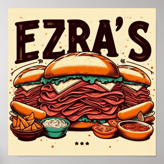 Poster Deli d'Ezra (Devant)