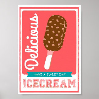 Poster Délicieuse glace