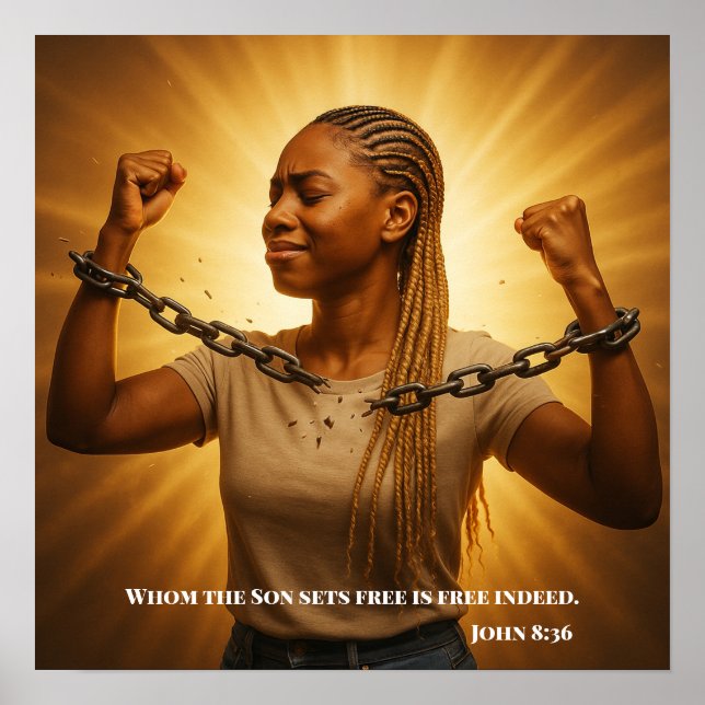 Poster Délivrance en mouvement : Qui le Fils libère (Devant)