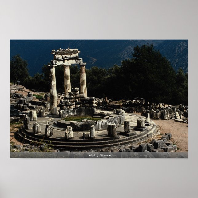 Poster Delphes, Grèce (Devant)