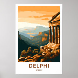 Poster Delphi Grèce Imprimer voyage