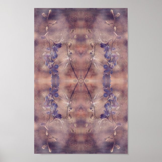 Poster Delphinium (Devant)