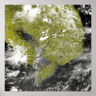 Poster Delta du Mékong et la sève de Tonle