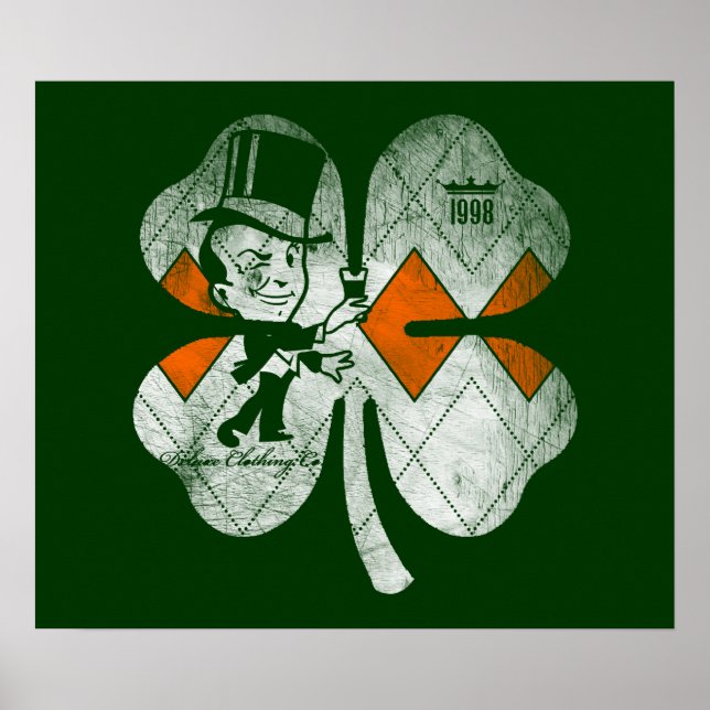 Poster Deluxe - Jacquard irlandais (Devant)