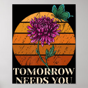 Poster Demain aura besoin de vous Santé mentale Sensibili