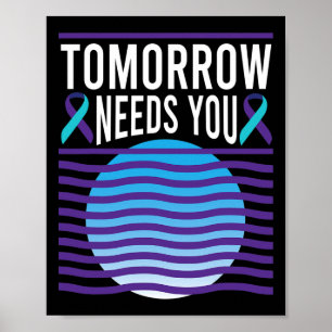 Poster Demain aura besoin de vous Sensibilisation au suic