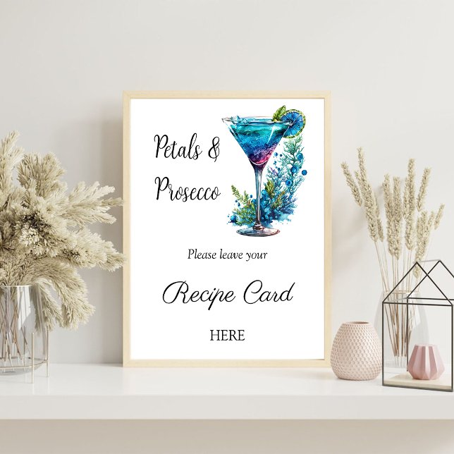 Poster Demande de recette de Fête des mariées florale Pet (Créateur téléchargé)